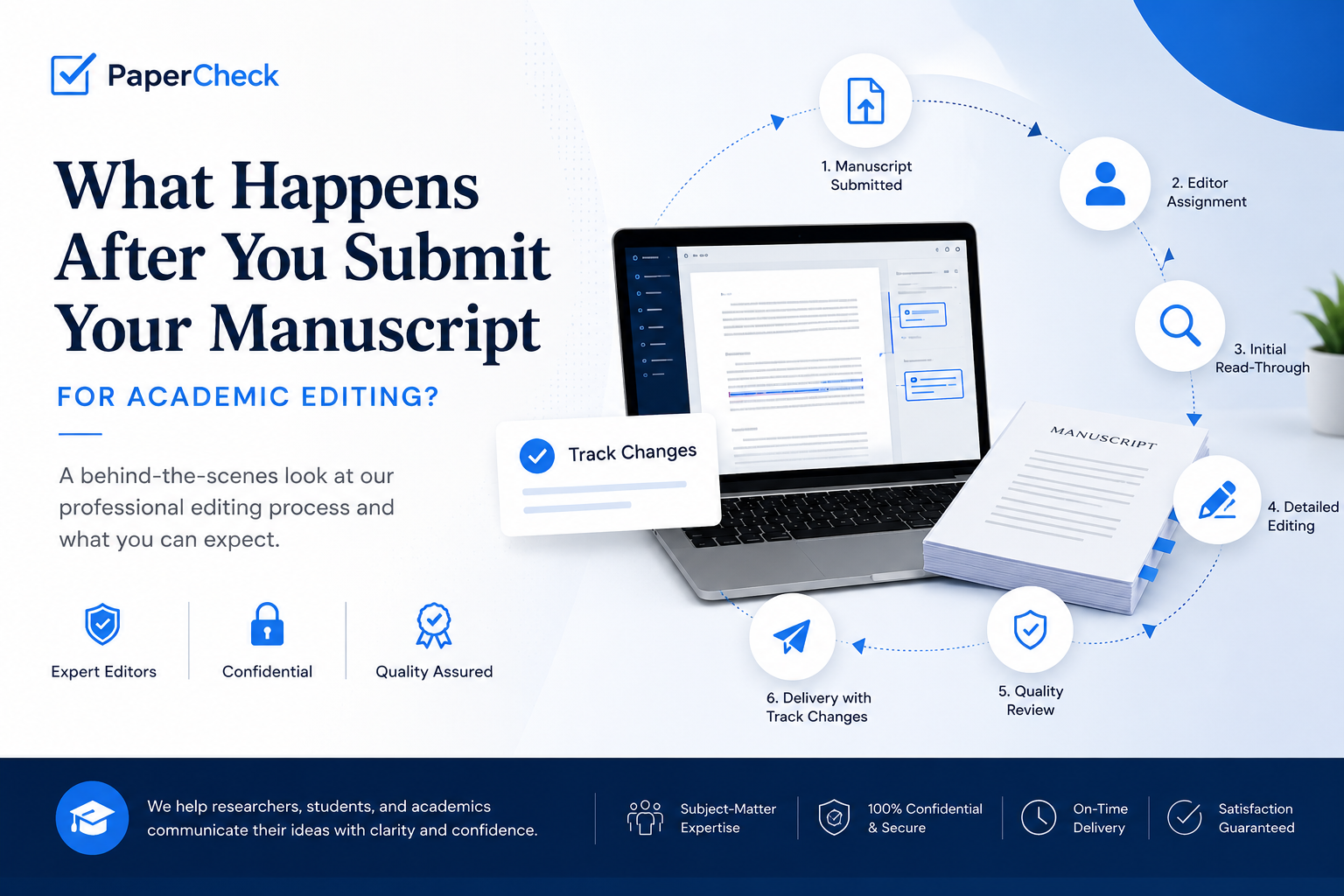 What Happens After You Submit Your Manuscript for Academic Editing? - Professional proofreading and editing services resource