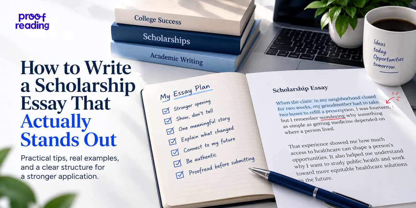 How to Write a Scholarship Essay That Actually Stands Out - Professional proofreading and editing services resource