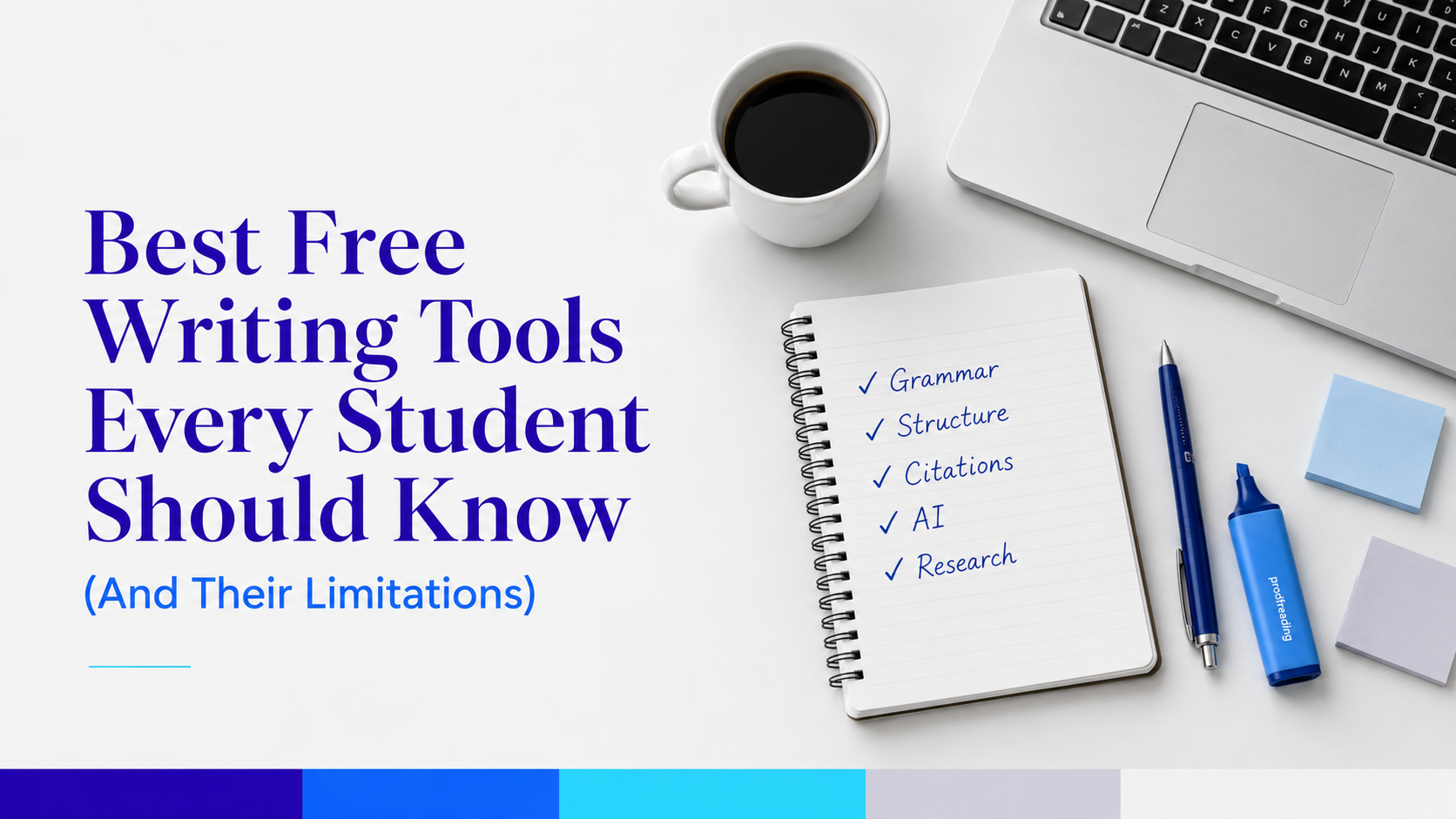 Best Free Writing Tools Every Student Should Know (And Their Limitations) - Professional proofreading and editing services resource