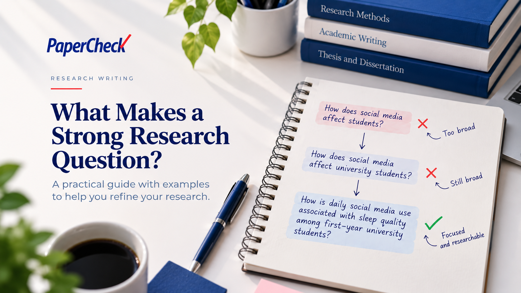 What Makes a Strong Research Question? A Practical Guide - Professional proofreading and editing services resource