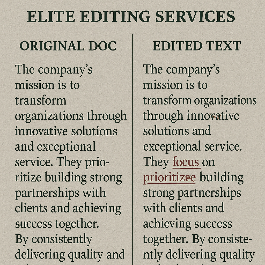 editing - Elite Level Editing for professional