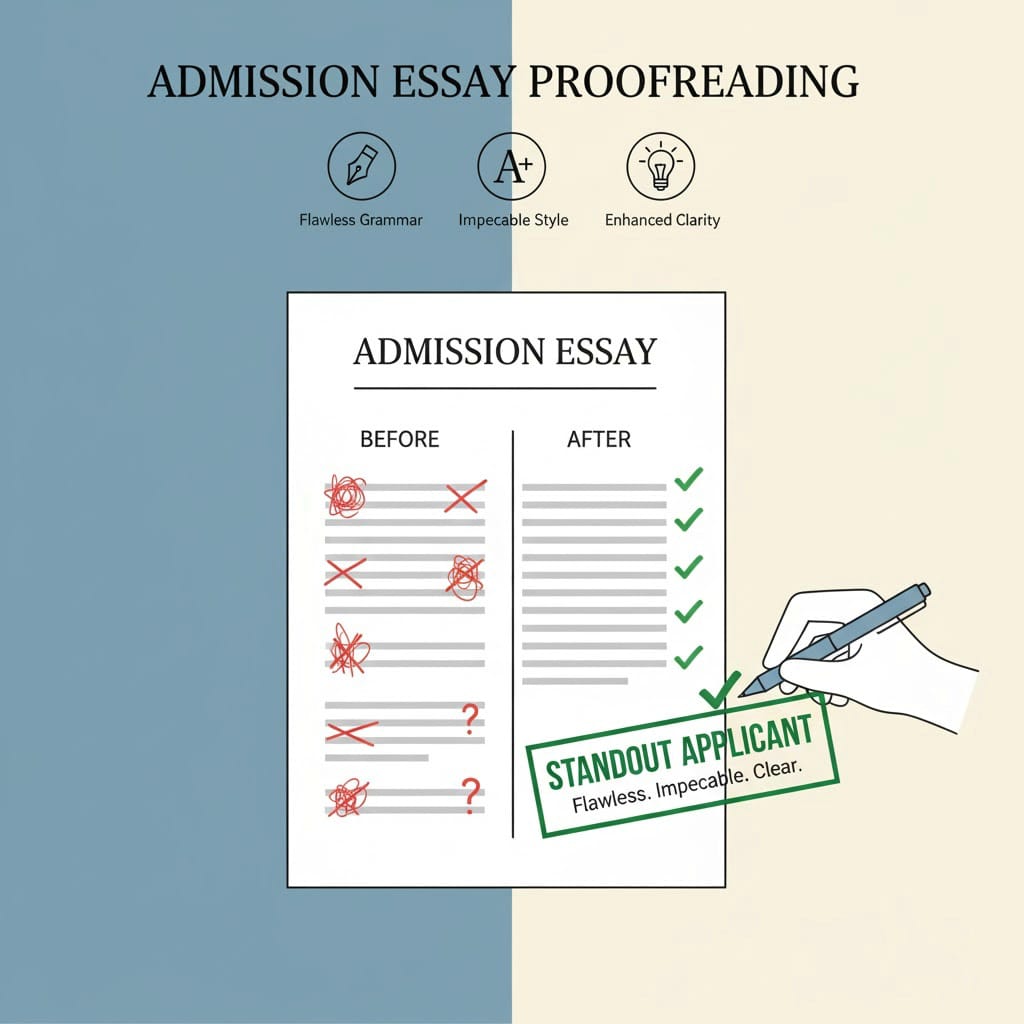 proofreading - Admission Essay Proofreading for students